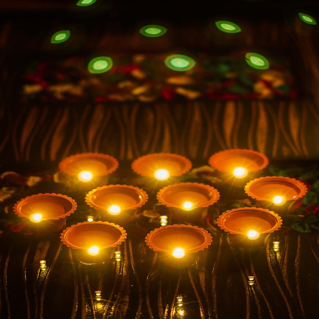 DIYAWALA Led Light Water Sensor Diya/Artificial Flameless Diya/Battery Operated Diya/Water based Diya/Best for Decorations for All Occasions Ganesh Utsav/Navratri/Diwali/Wedding/Party (Pack of 100) (B0CHJTD4K3) Amazon Price History, Amazon Price Tracker
