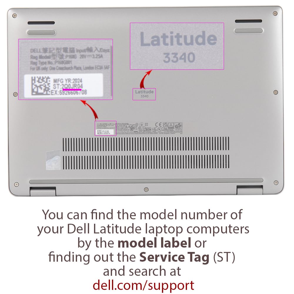 Capot De Service Dell Latitude 3340 - Pièce D'origine Ref 0WWGDW - Garantie 6 Mois