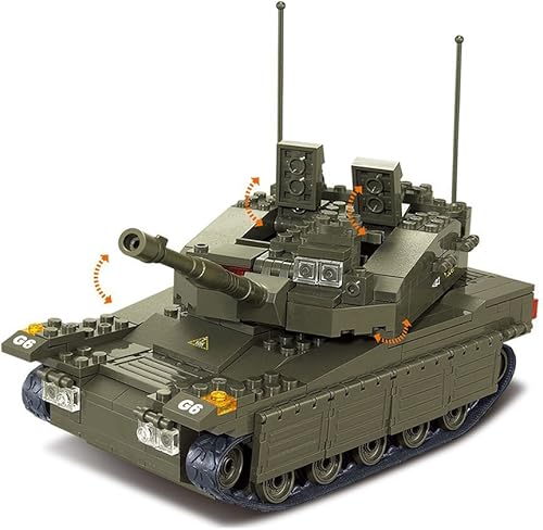 Miniatura 5 de Sluban - Juego de tanque del ejército Sluban, (Tank)