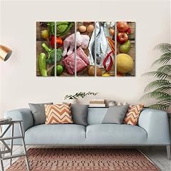 akia Canvas Wall Art Landscape Theme Pictures Home Decor Prints Various Paleo Diet Products Wooden Paintings for Living