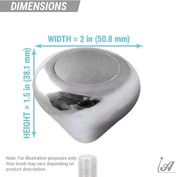 American Shifter ASCSN13007 Custom Shift Knob (Push Button Billet Custom Shift Knob ~ PRNDD1)