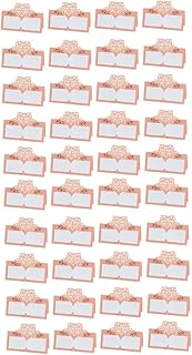 Abaodam 100 Pçs Lugar De Casamento Lugar De Papel Números De Mesa De Casamento Tenda Papel Em Forma De Coração Cartões De Lugar Para Casamentos Cartões De Nome De Mesa De Papel Comida