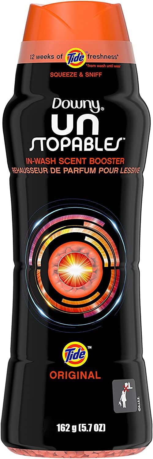 Downy Unstopables in-Wash Scent Booster - Tide Original Scent - Net Wt. 5.7 OZ (162 g) Per Bottle - One (1) Bottle