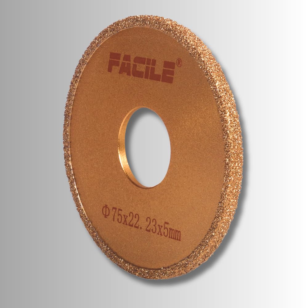 Facile® 5mm Diamond Brazed Square Shape Grinding Wheel – Precision Groove & Edge Finishing Disc for Stone, Marble & Granite | M14 Angle Grinder Compatible | Durable Pro Tool-picture-22
