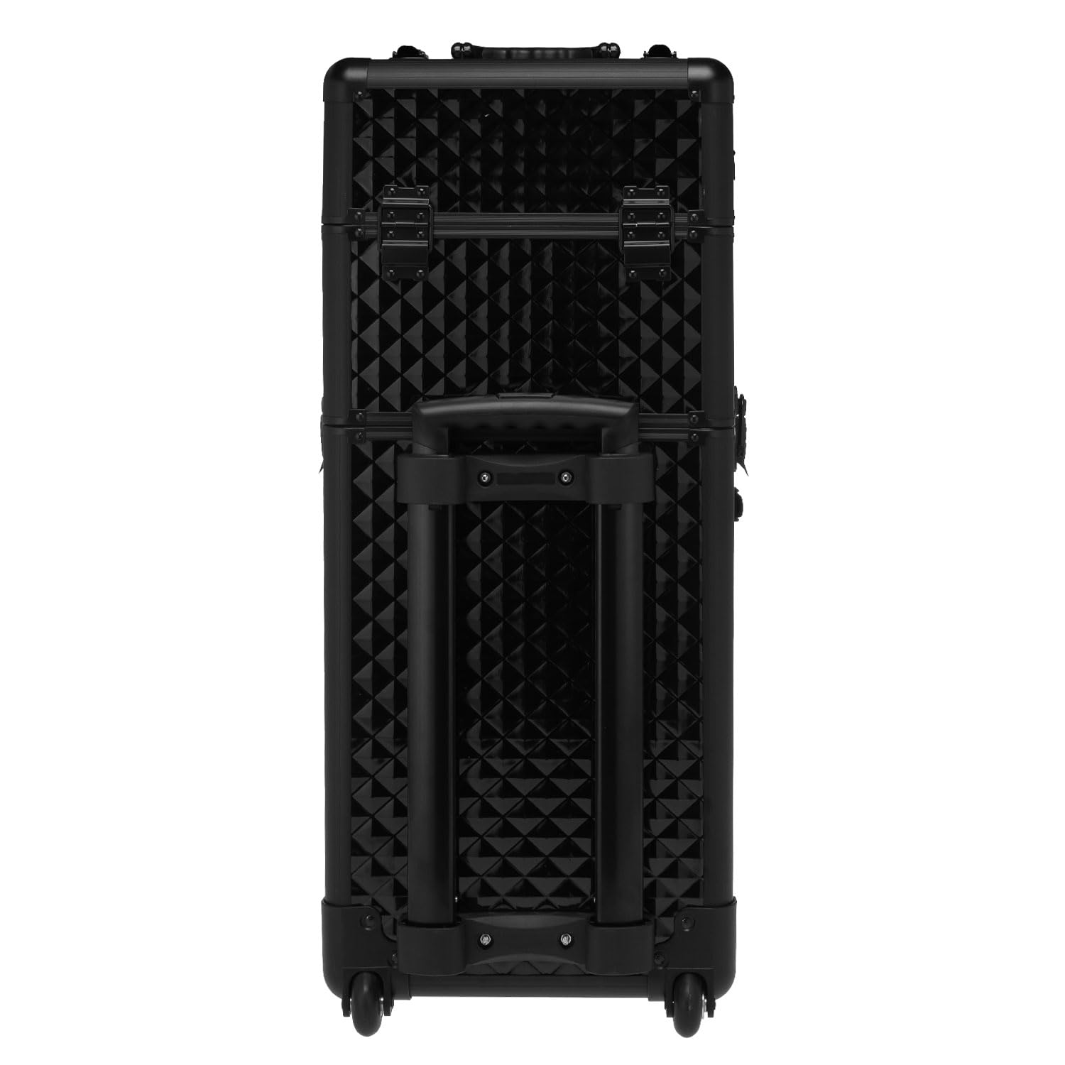 anndora 2 Rad Beauty Trolley 60 Liter Salontrolley Friseurkoffer komplett schwarz