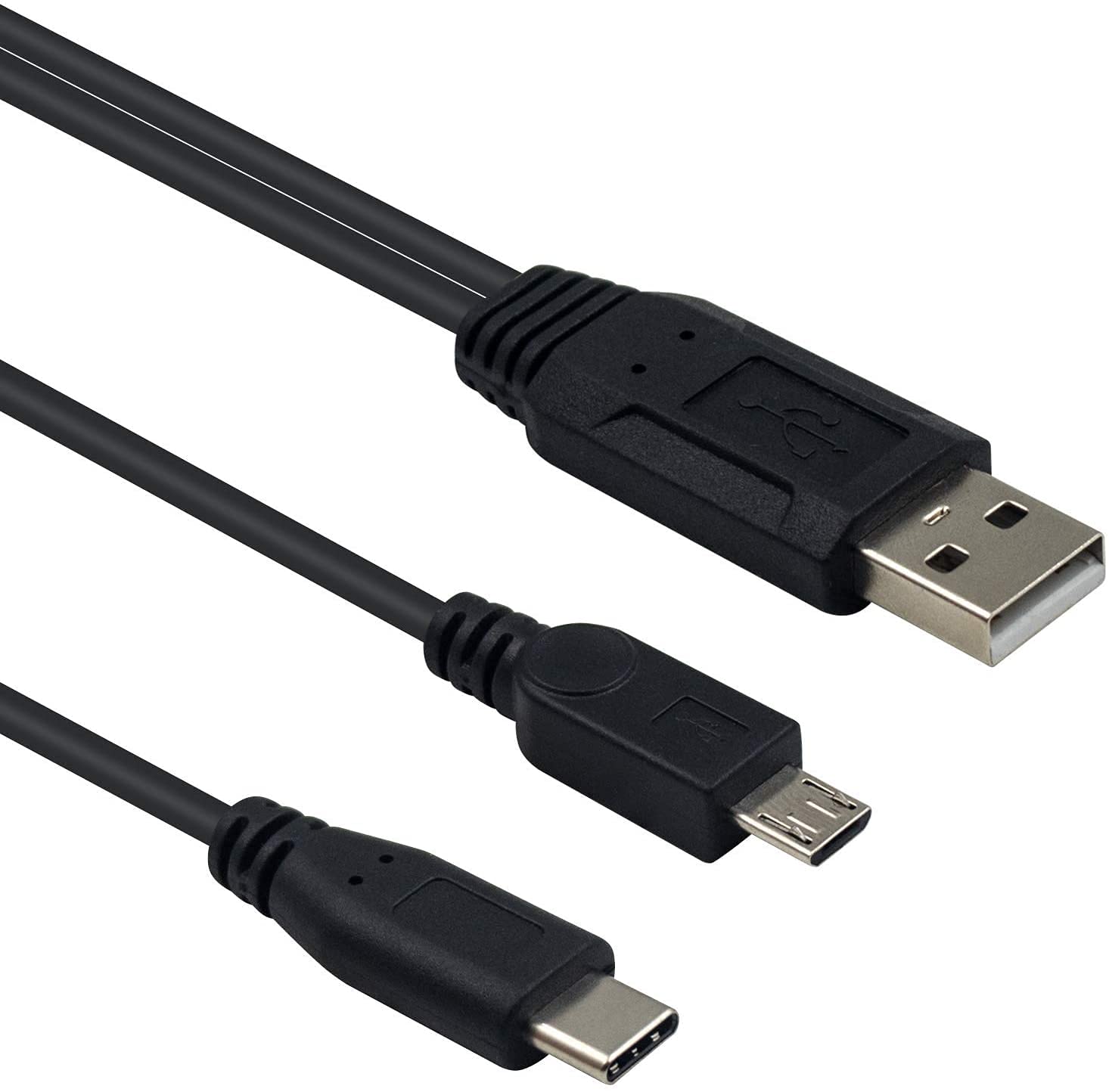 Amazon.co.jp: Access 【 100cm 】 USB 2.0 二股ケーブル, USB 2.0 A