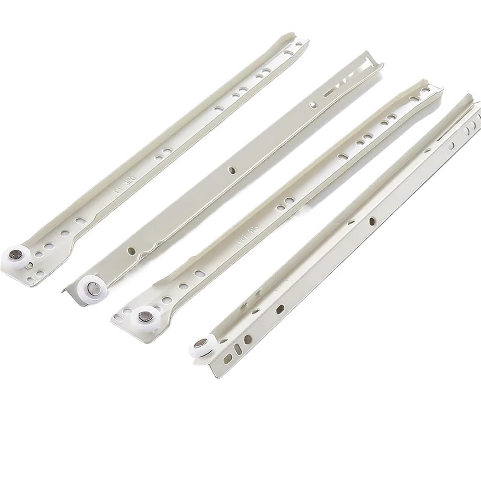 Drawer Slides Drawer Track Slides Two Cabinet Rails Thickening Computer Table Chute Keyboard Roller(10inch(25cm))