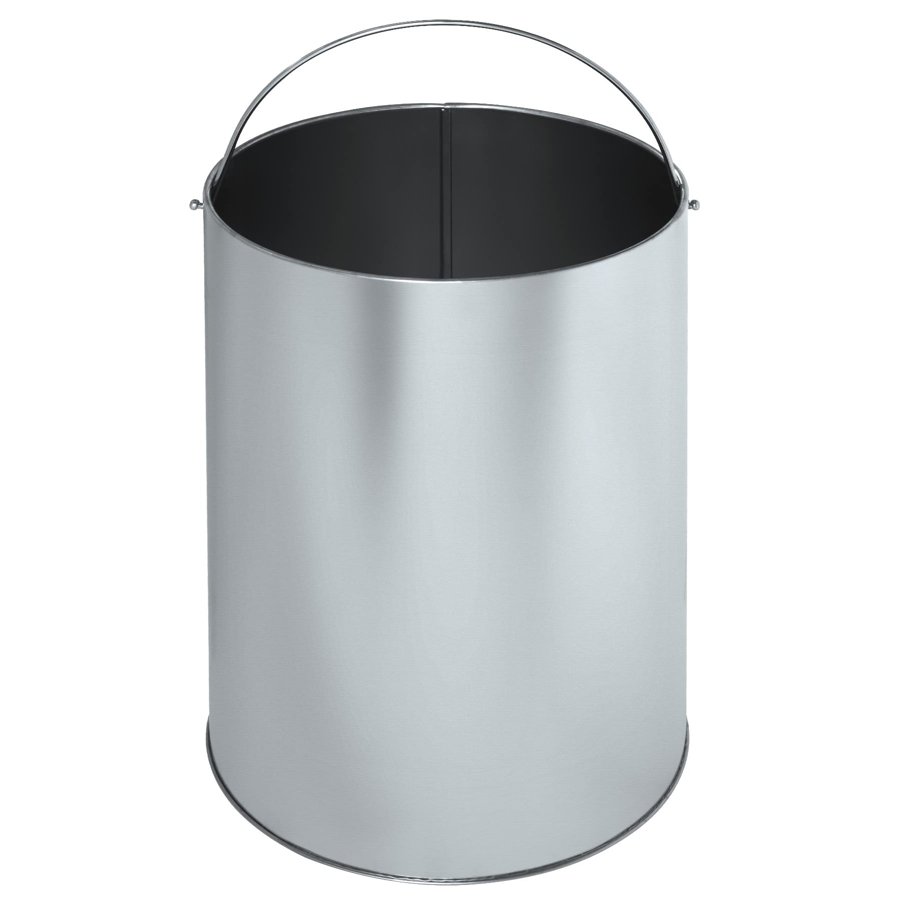 Cendrier sur pied 25 x 61 cm avec poubelle 30L intégrée, Gris anthracite