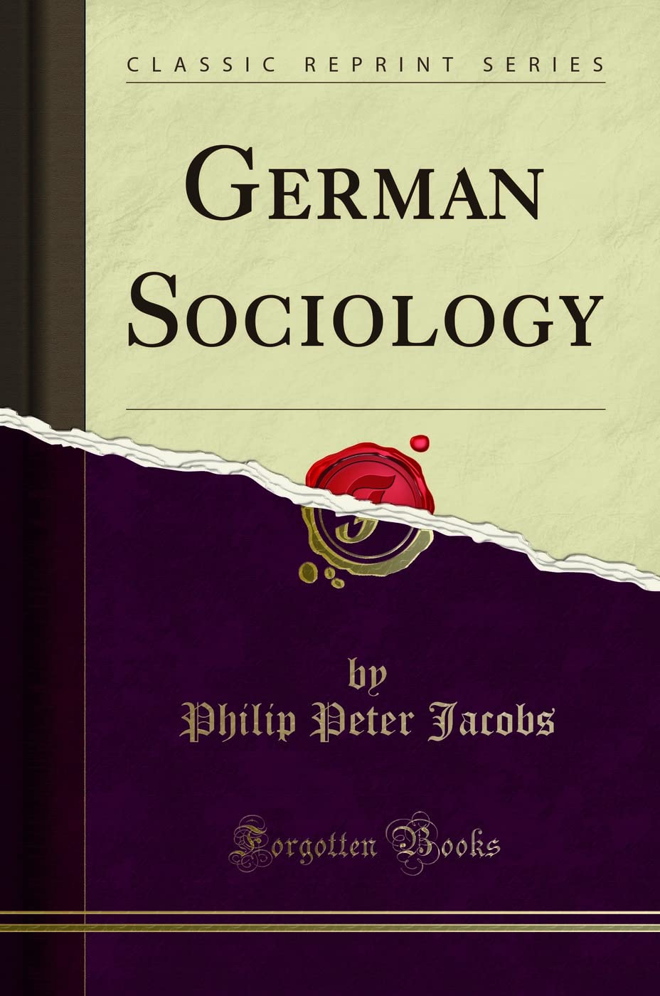 German Sociology (Classic Reprint)