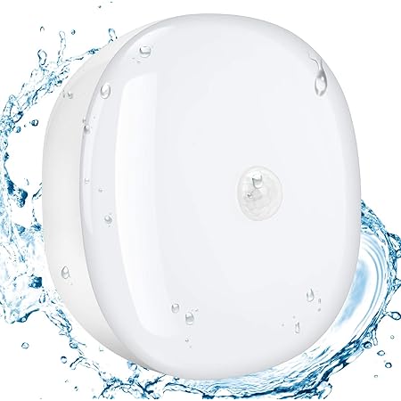 BIGMONAT Battery Operated Shower Light with Motion Sensor Wireless ...