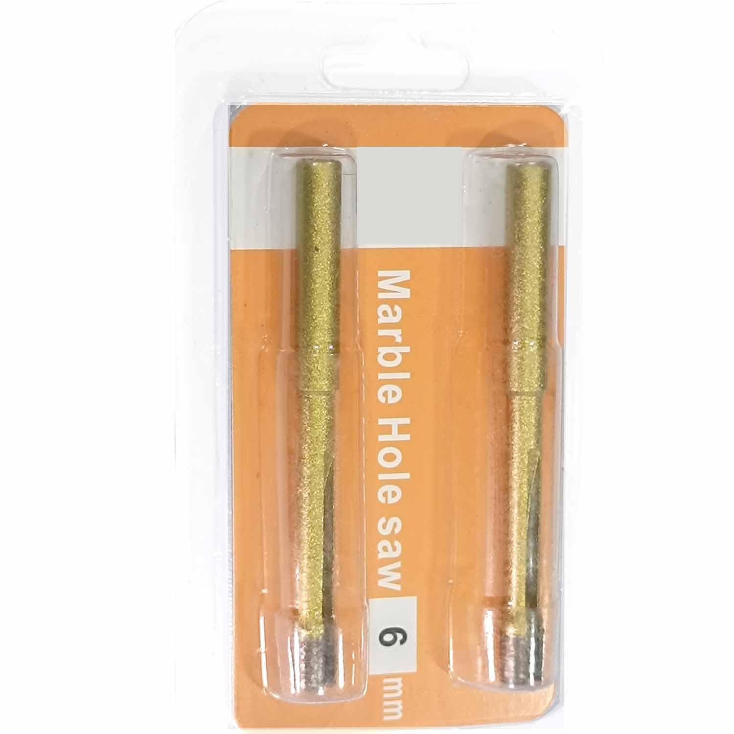 UpToDateTools 2Pc 6mm Dia Diamond Hole Saw Drill Bit, Slate Porcelain Marble Hollow Core Drill Bit for Glass, Ceramic, Porcelain, Tile, Marble, Granite-image-17