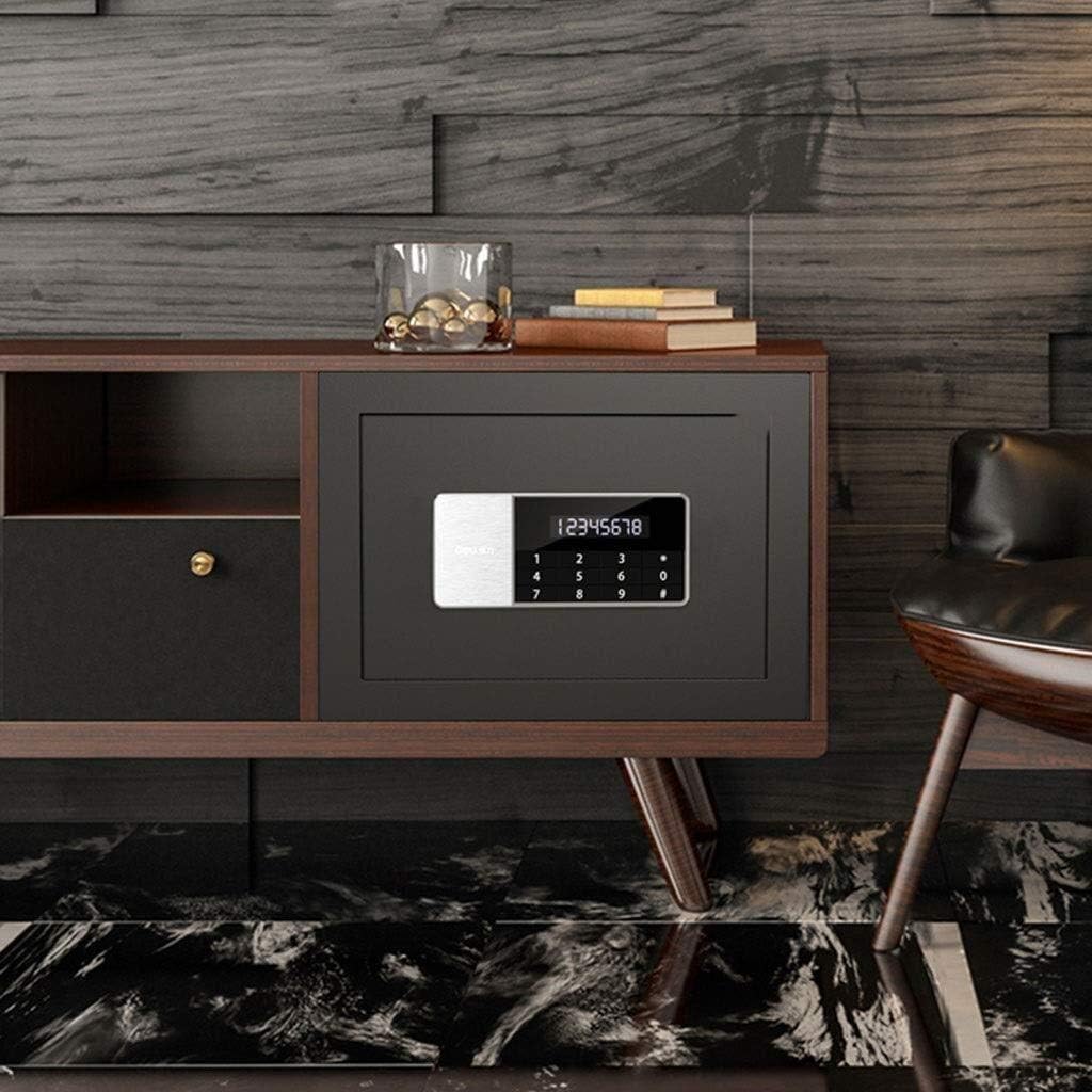 strongbox Fireproof Waterproof Office Home Small Fingerprint Anti- Theft Double Safe Deposit Box Can Be Put Into The Wall Bedside Wardrobe Hidden Embedded Storage