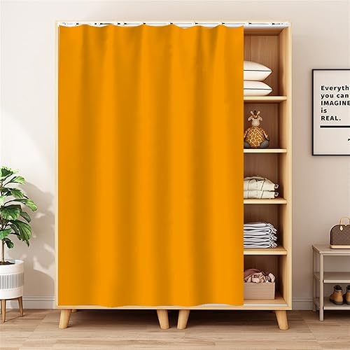 Vista 23 de SK Studio Cortinas de gabinete para estantes, cortina de privacidad para armario, cortinas de ventana a prueba de polvo para cocina, almacenamiento