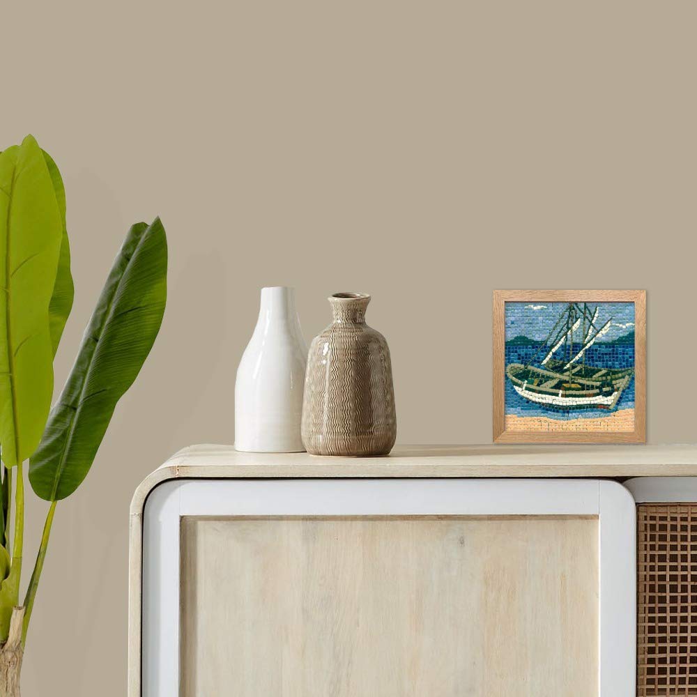 ALEA Mosaic Mosaik bastelset, DIY 20x20cm, Boot