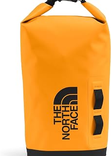 The North Face Base Camp Dry Bag 8L - Roll-Top Waterproof Stuff Sack, Ideal for Camping Gear & Kayak Accessories, Summit Gold/TNF Black, One Size
