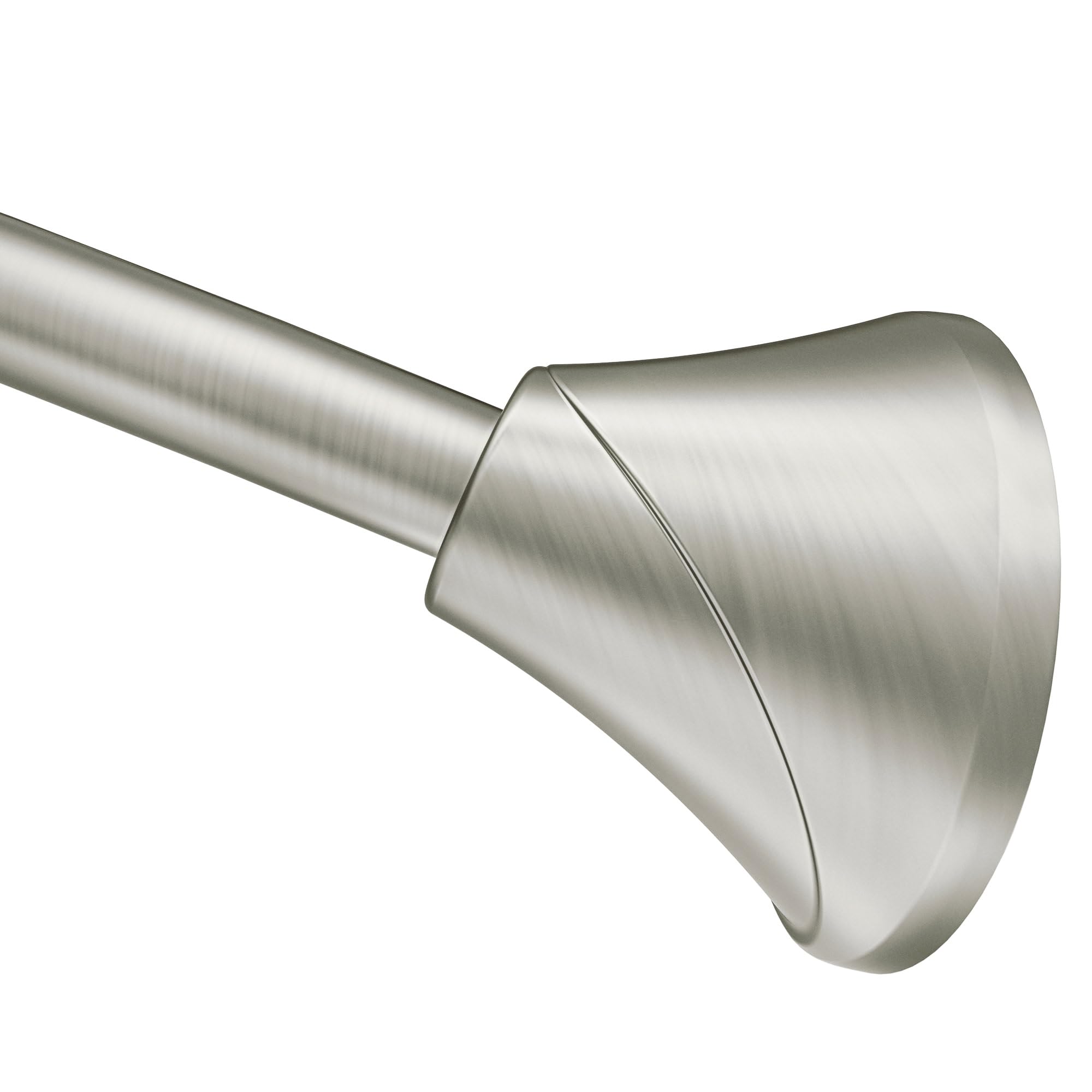 Moen CSR2172BN 5-Foot Curved Shower Rod, Brushed Nickel