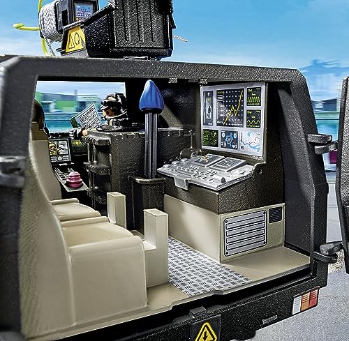 Playmobil 71144 Véhicule d'intervention des Forces spéciales - City Action - avec Deux Personnages et Une Voiture Qui Comprend des Effets sonores et Lumineux - Ville & Métiers - Dès 5 Ans