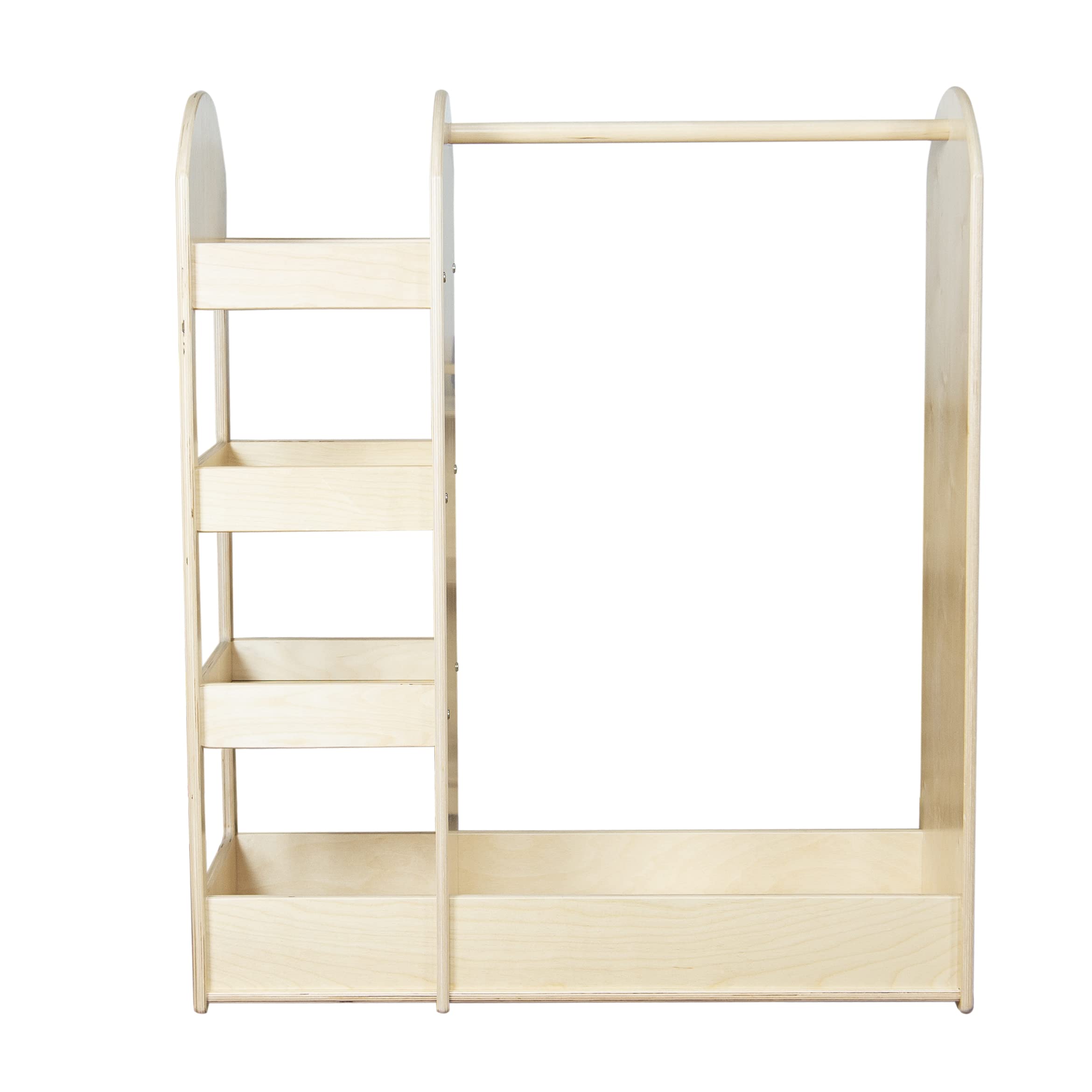 Amazon.com: Contender Wooden Kids Fashion Pretend Dress-Up Station,  Toddlers Clothing and Shoes Closet, Montessori Kids Room Furniture with  Mirror & Side Hooks for Costume Storage : Toys & Games