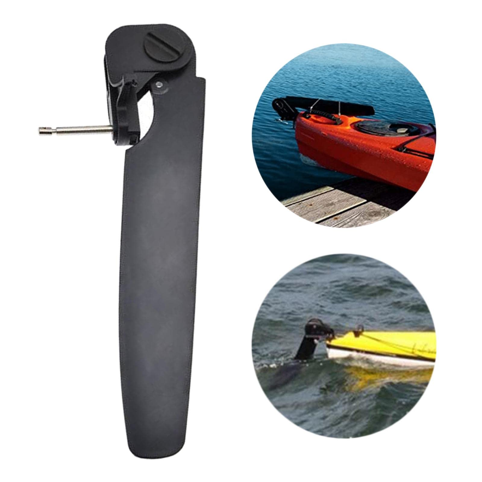 ZAANU Système de Direction de gouvernail de Bateau de canoë et de Commande au Pied arrière de pêche/114 (Size : 80MM)