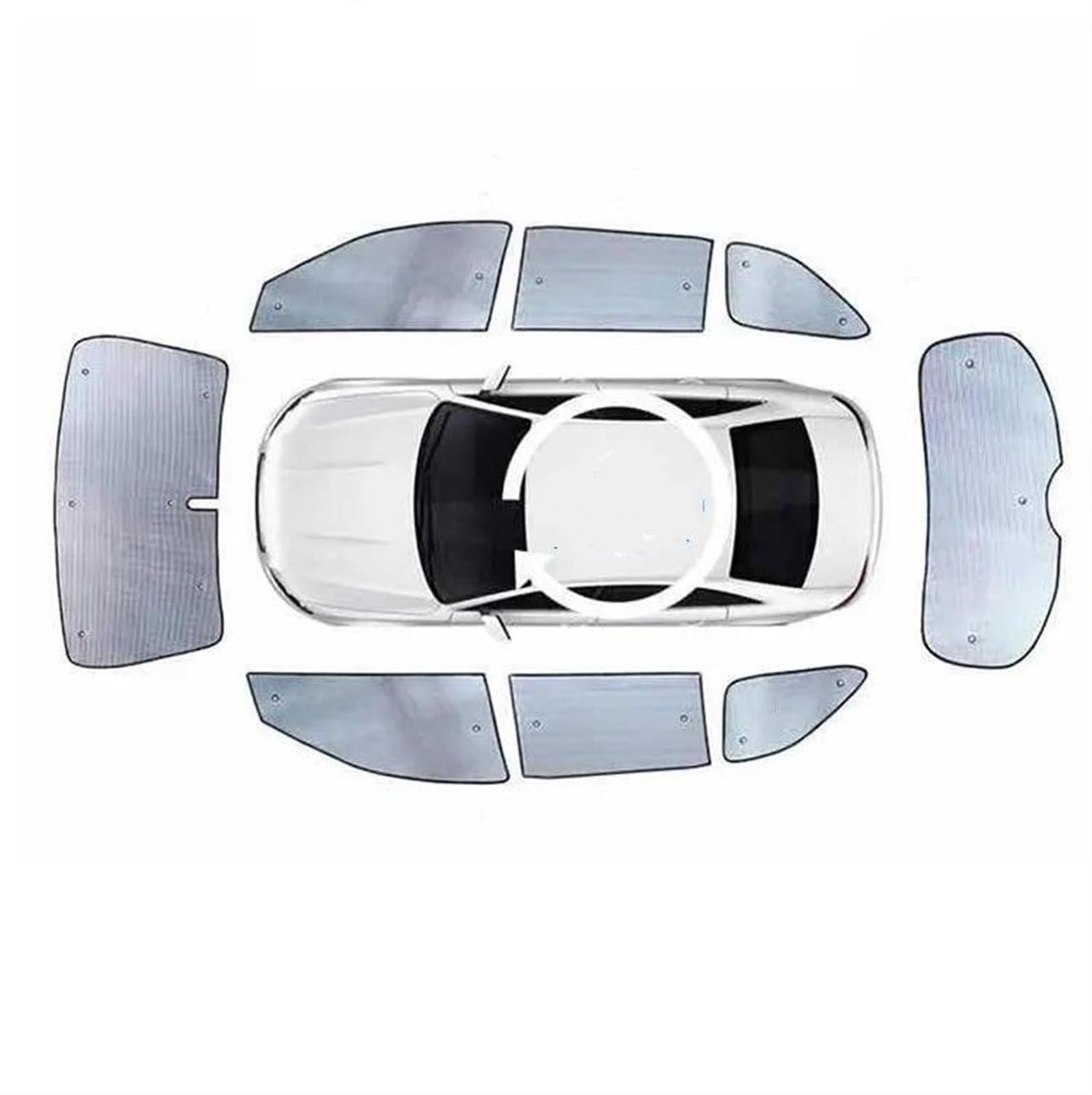 Cortinillas Coche Cubiertas Completas Coche Visera Parasol Cubierta Visera Ventana para VW para Caddy MK3 2K para Maxi 2003-2012 2013 2014 2015 2016 2017 2018 2019 Parasol Ventana Coche(Rear Windows)