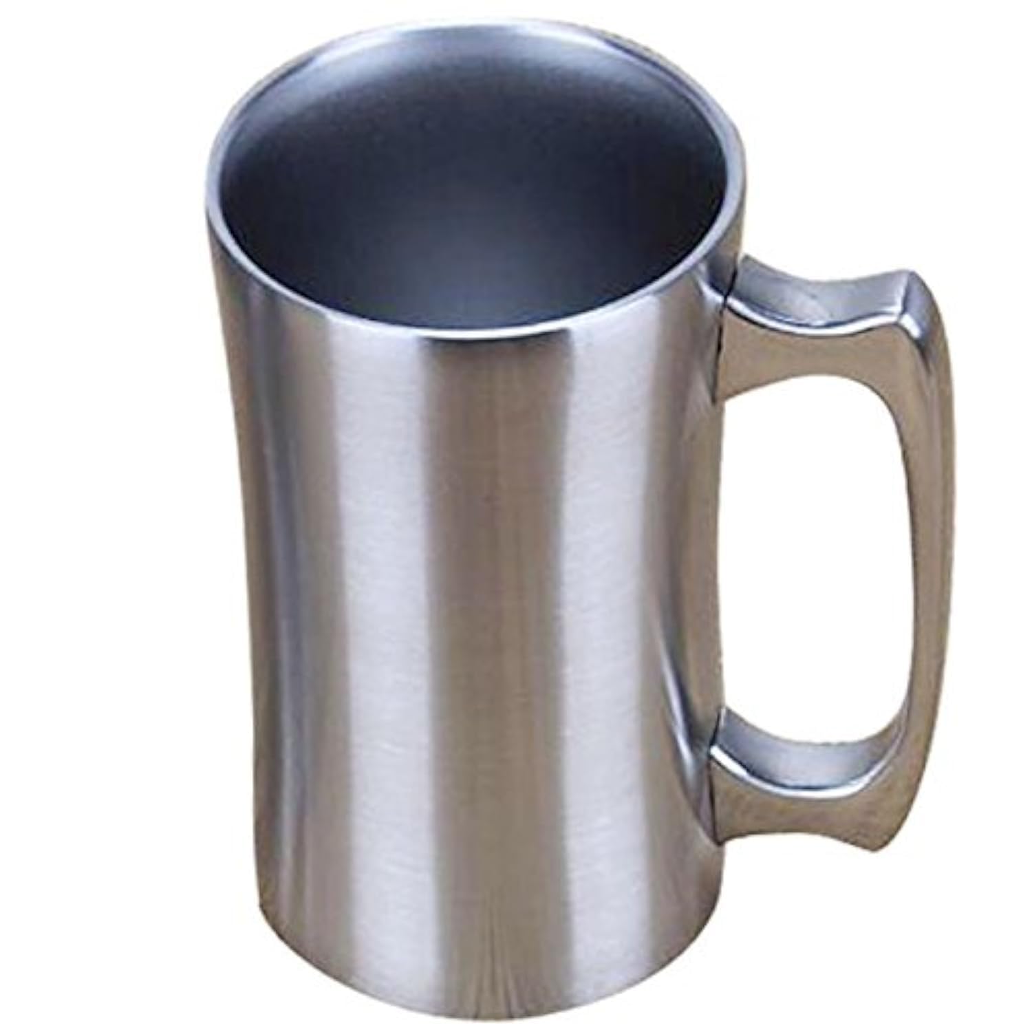 Sponsored Ad - Insulated Cup, Stainless Steel Coffee Mug, 20 oz Coffee Mug, (560 ml), Double Wall Beer Stein, Tumbler with Handle, Insulated Beer Mug with Lid
