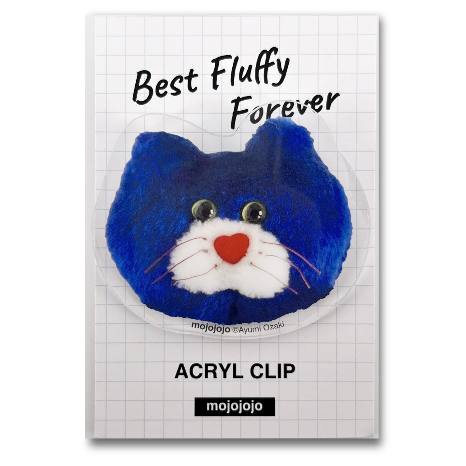Amazon.co.jp: mojojojo アクリル クリップ ねこ (対象年齢6歳以上