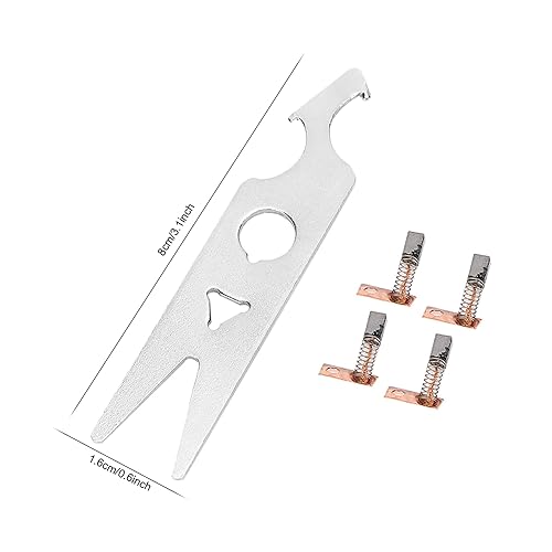 Miniatura 5 de ANGGREK Manipro Part - Juego de 2 pares de llaves de cepillo de carbono, pieza de repuesto para taladro de uñas, pieza de repuesto Up200