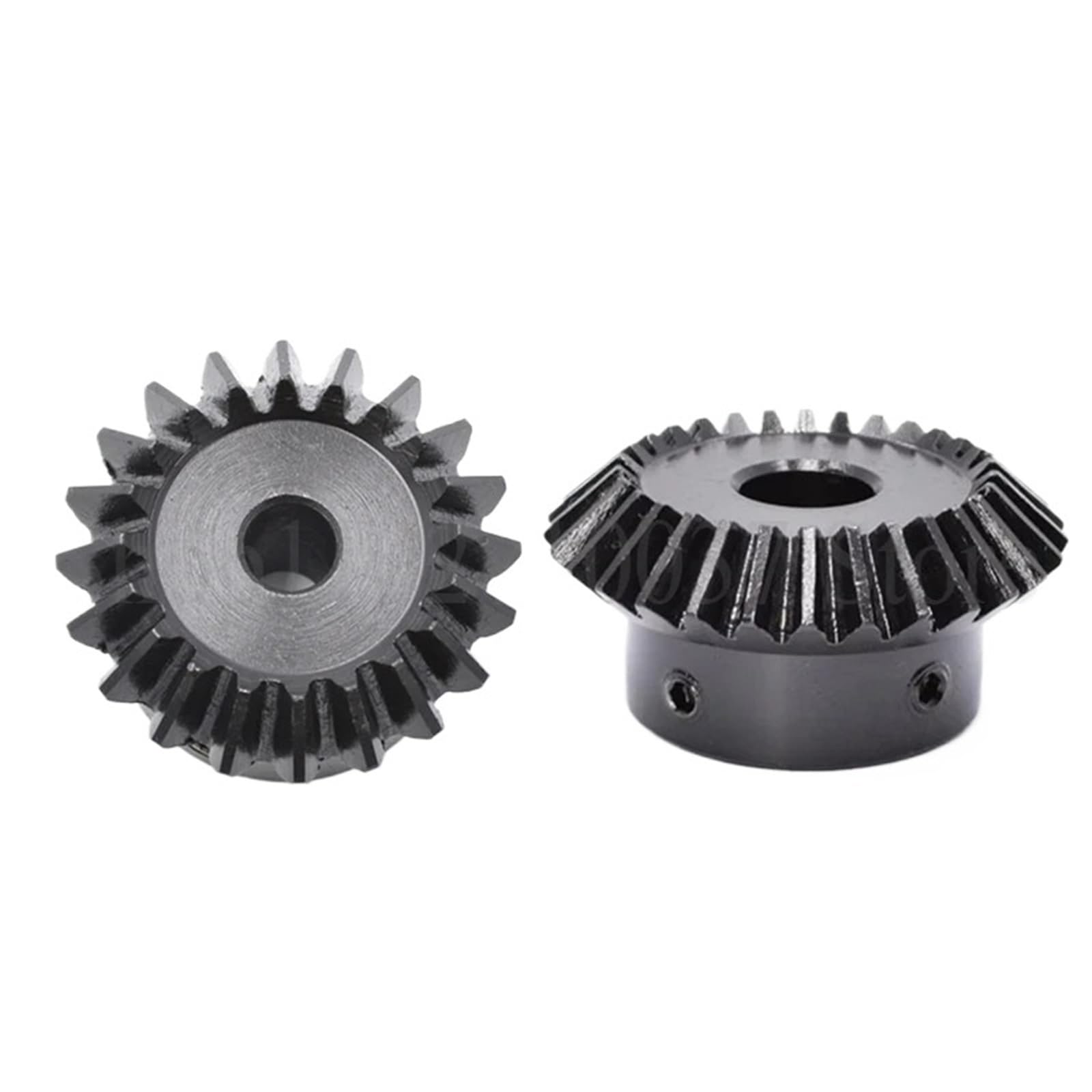 Engrenage conique 1:1 1/1,5 m 20/25/30 dents 45# acier 90 degrés alésage intérieur 5-12 mm 1 pièce(8mm,1M 25 Teeth)