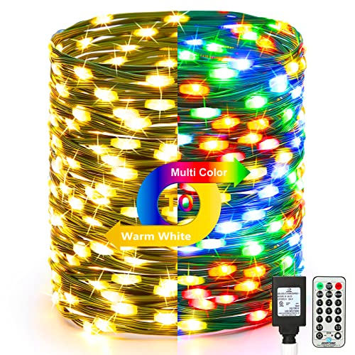 Brizled Color Changing Christmas Lights, 269ft 800 LED Warm White & Multicolor Christmas Lights with Remote, 11 Function Christmas Tree Lights Dimmable Xmas String Lights for Indoor Outdoor Home Decor Brizled Color Changing Christmas Lights, 269ft 800 LED Warm White & Multicolor Christmas Lights with Remote, 11 Function Christmas Tree Lights Dimmable Xmas String Lights for Indoor Outdoor Home Decor