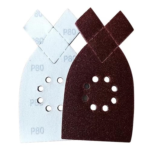 Miniatura 4 de 50 piezas de papel de lija grande con detalle de ratón para Black & Decker KA220G KA230 Lijadoras de ratón y papel de lija de gancho de papel de