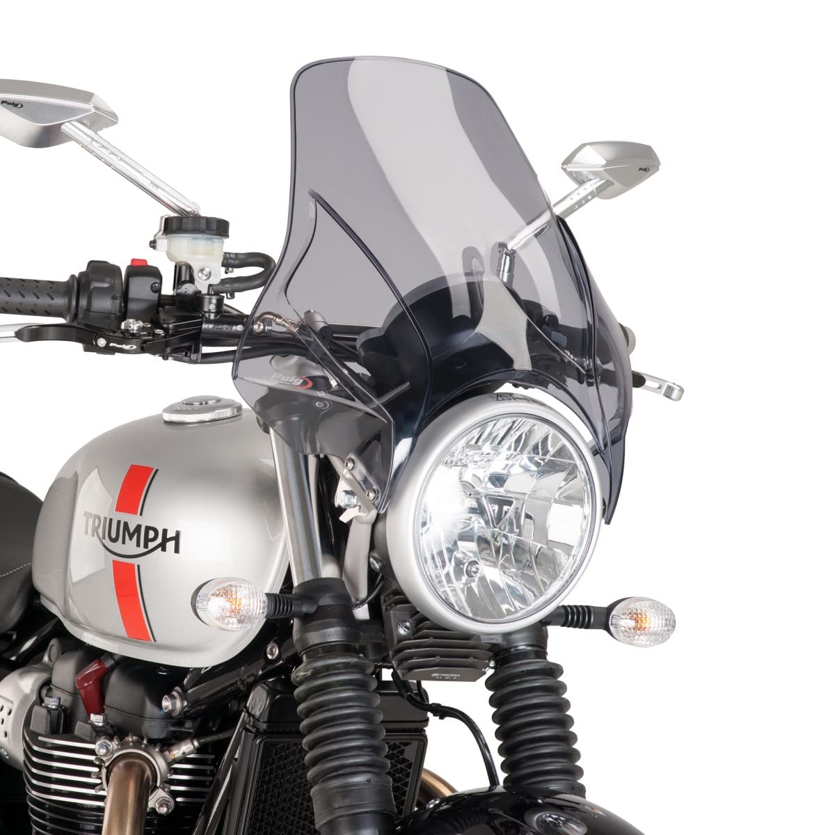 Pare-Brise Compatible avec Triumph Speed/Street Twin Puig Plus fumé Claire