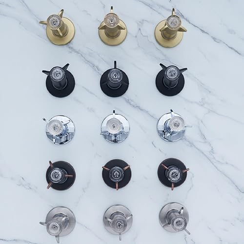 Miniatura 8 de SENTO - Juego de 3 manijas para bañera y ducha Sayco para grifos Sayco, ducha de bañera, 9B-3H, 9B-3C, 9B-5D, fácil instalación, metal resistente,