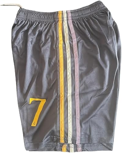 Miniatura 2 de #5 Kit de camiseta de fútbol para niños, conjunto de calcetines cortos, talla juvenil, Vini JR #7, uniforme para adultos, conjunto de 4 piezas