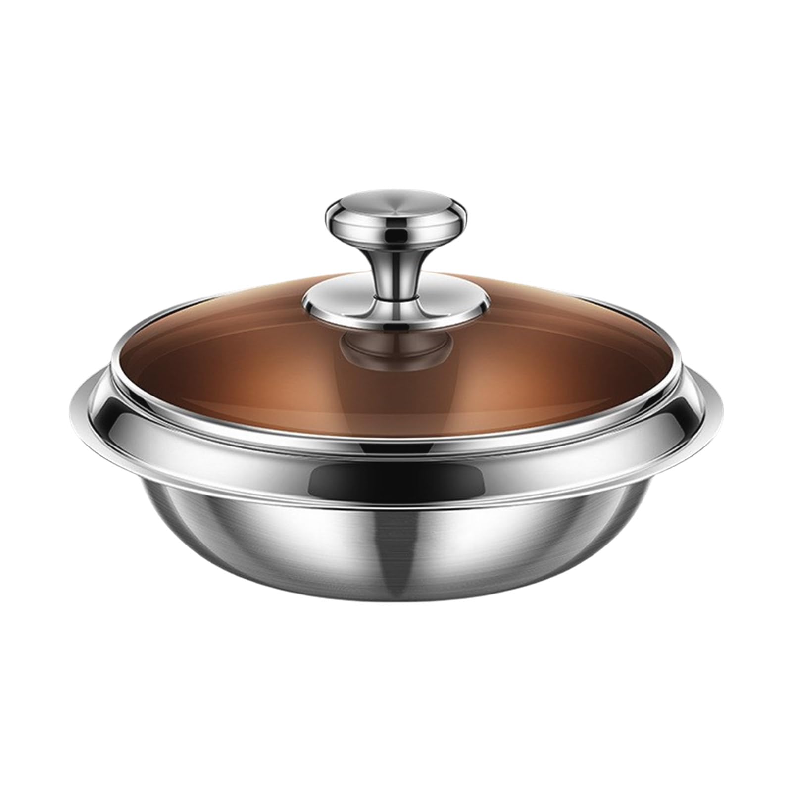 Jazuaiao Meal Set 304Stainless Steel Texture Serving Plates Dinner Plate Suitable for Entertaining and Daily Use Kitchen Metal Bowls