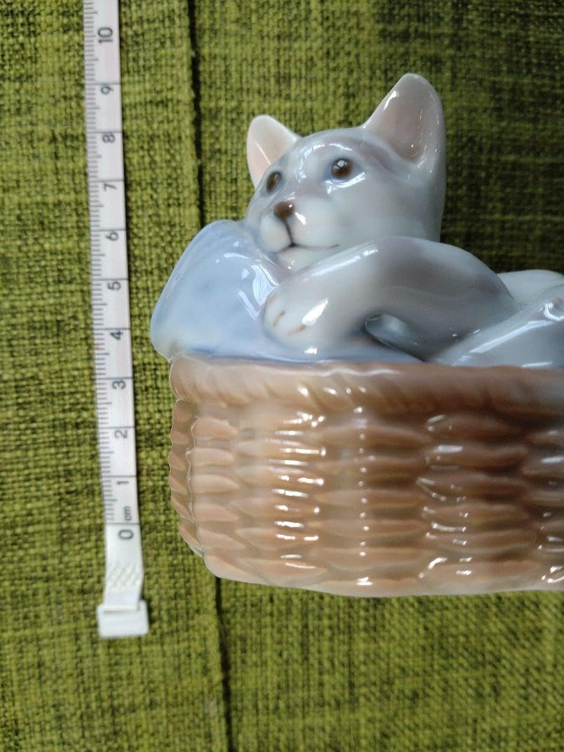 ロイヤルコペンハーゲンフィギュリンフィギュア美品かわいい猫眠り猫
