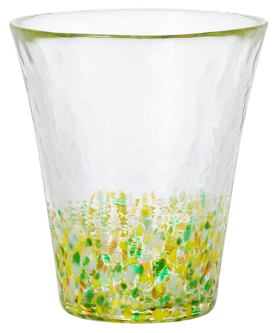 Aderia Tsugaru Vidro Tumbler Sunflower 10oz Glass Gift Box Made in Japan