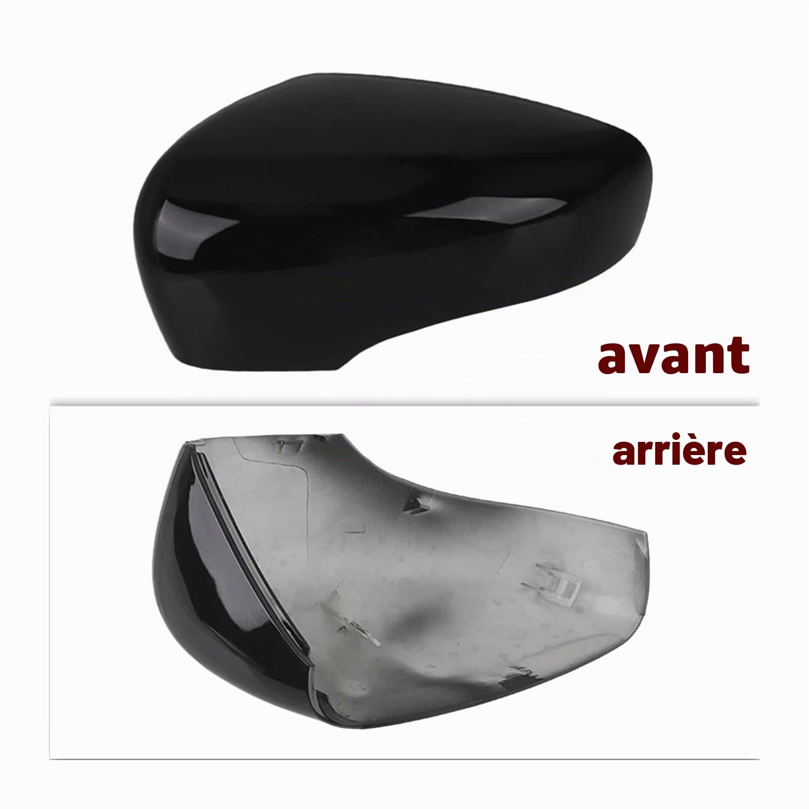 coques de rétroviseur de voiture Pour Clio 4 5 MK4 MK5 2012 2013 2014 2015 2016 2017 2018 2019 2020 2021 2022 2023 2024 2025 Couvercle De Rétroviseur Latéral(4-Right White4)