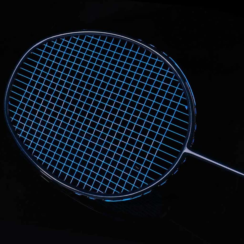 Carbon Fiber Weave Badminton Racket Strung String Bags Professional Racquet Rackets 22-32LBS Sports Padel Speed(C)