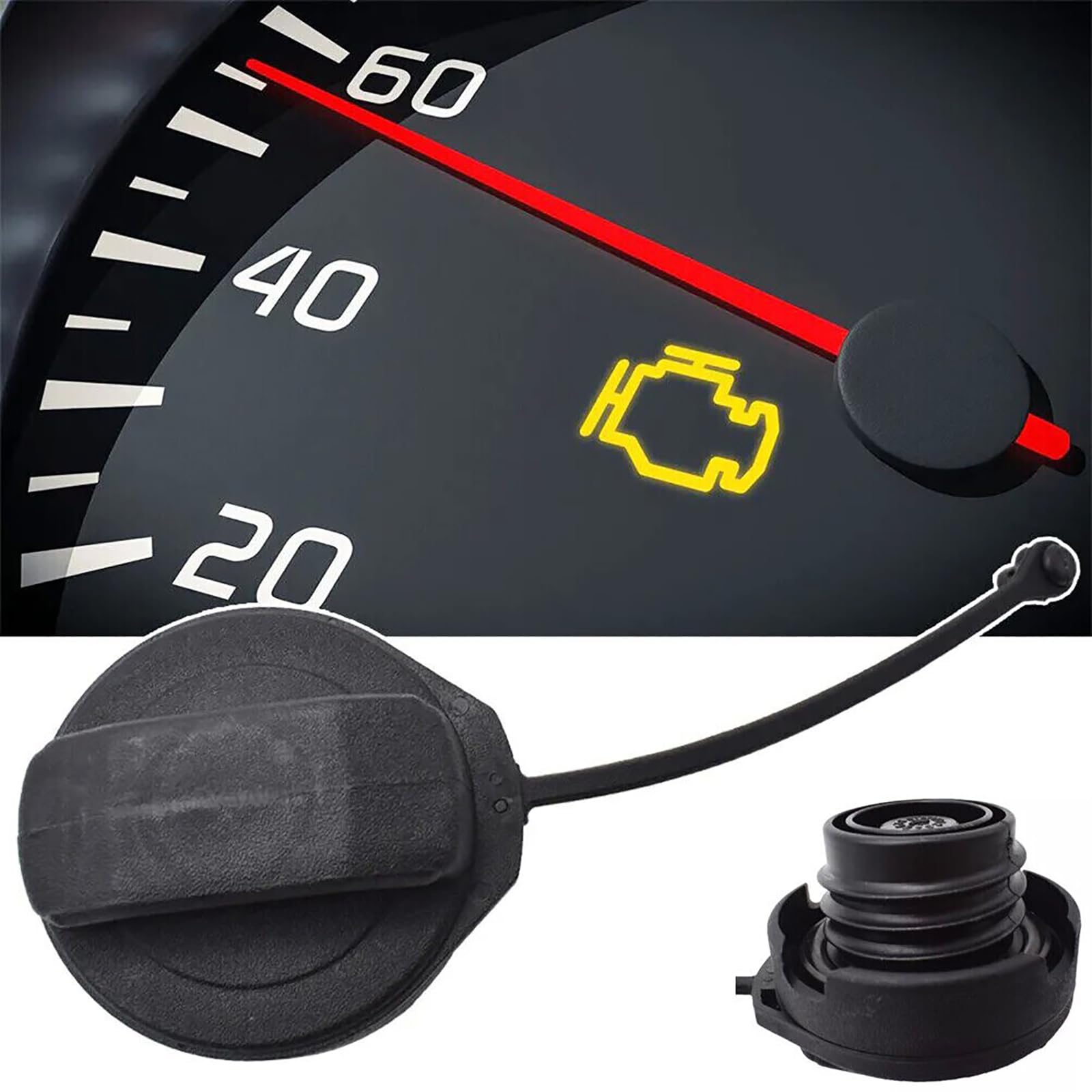 Pokrywa zbiornika paliwa, do Audi VW Golf 3, 4, 5, 6, A4, A6, A8, Jetta, Passat 1J0201550A, 1H0201553B