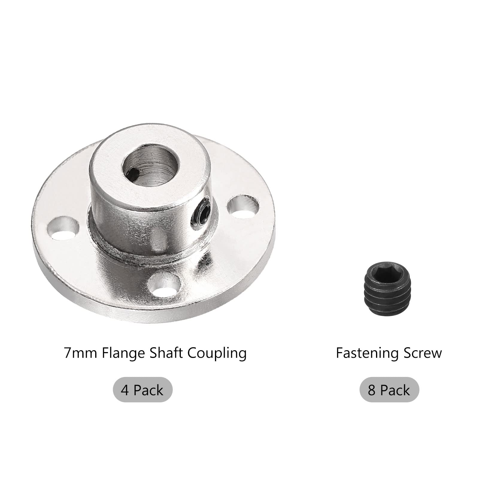 Amazon.co.jp: DMiotech 4個入り 7mm内径 H13D16 フランジカップリング