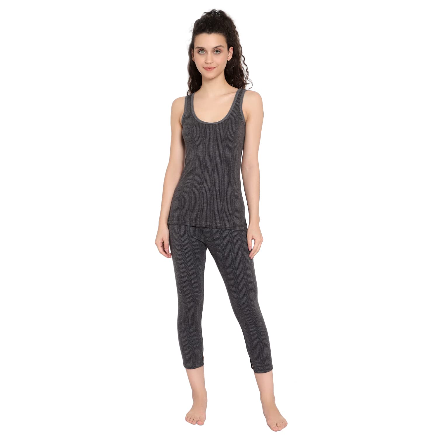 Women Sleeveless Thermal Inner Set (Warmer Set)-image-12