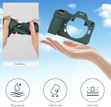 Rieibi silicone protective case for Nikon Z6 III camera case, lightweight camera case for Nikon Z6iii case
