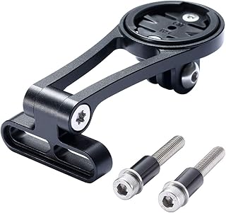 Dymoece Adjustable Out Front Bike Computer Combo Extended Mount for Garmin Edge 25 130 200 500 510 520 800 810 820 1000 1030