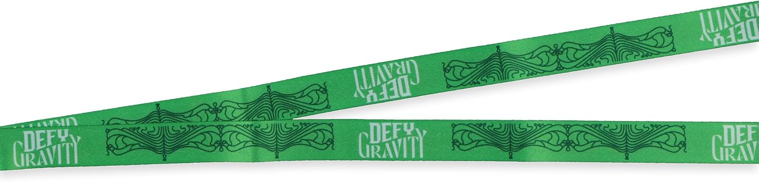 Wicked Breakaway Lanyard Elphaba Defy Gravity ID Holder with 2" Rubber Charm - Image 5