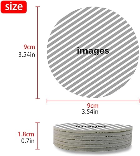 Miniatura 2 de Posavasos absorbentes para bebidas Mandala, 6 unidades, redondos, antideslizantes, resistentes al calor, para decoración del hogar