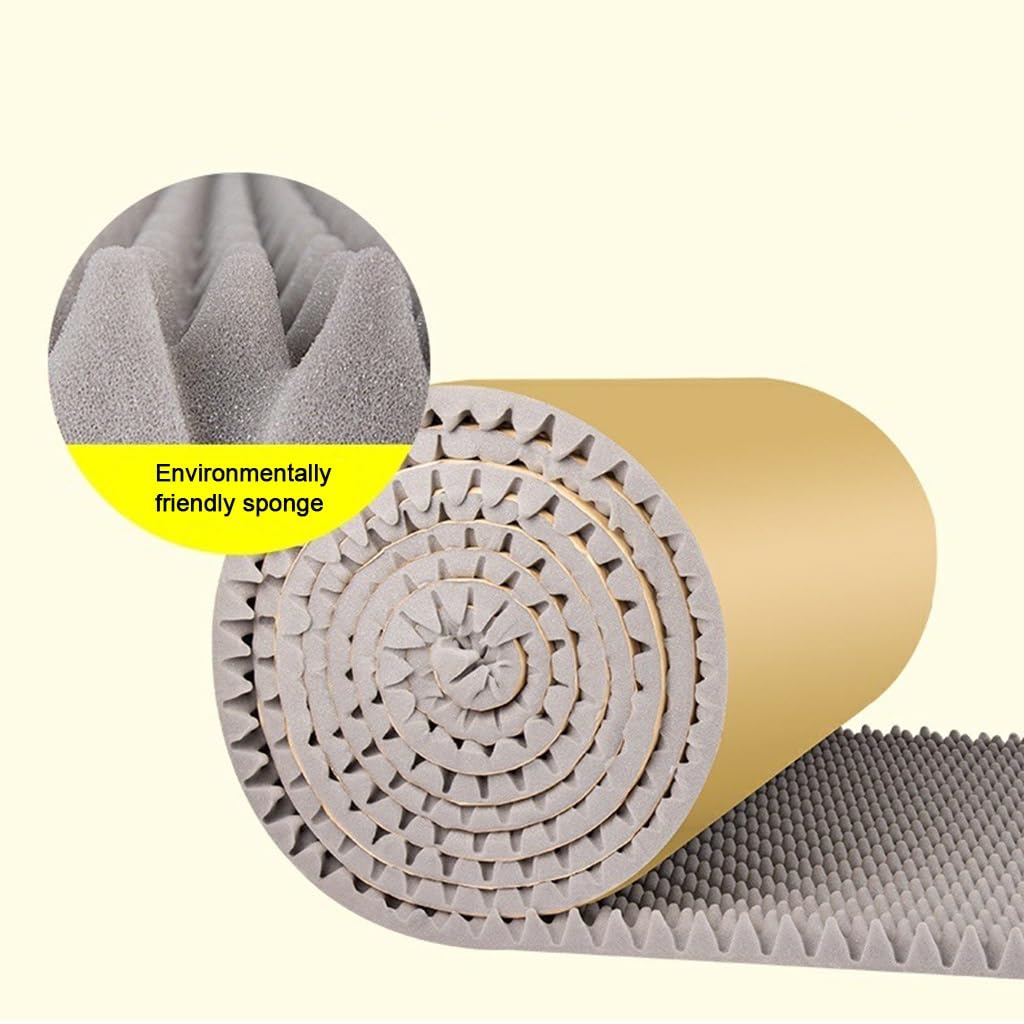 Cassa D'uovo Pannelli in Schiuma Acustica Autoadesivo Studio Pannelli Fonoassorbenti per Pareti Ritardante di Fiamma Isolamento Acustico Rotolo di Schiuma Spugnosa ( Color : Gray , Size : 1m*10m*5cm )