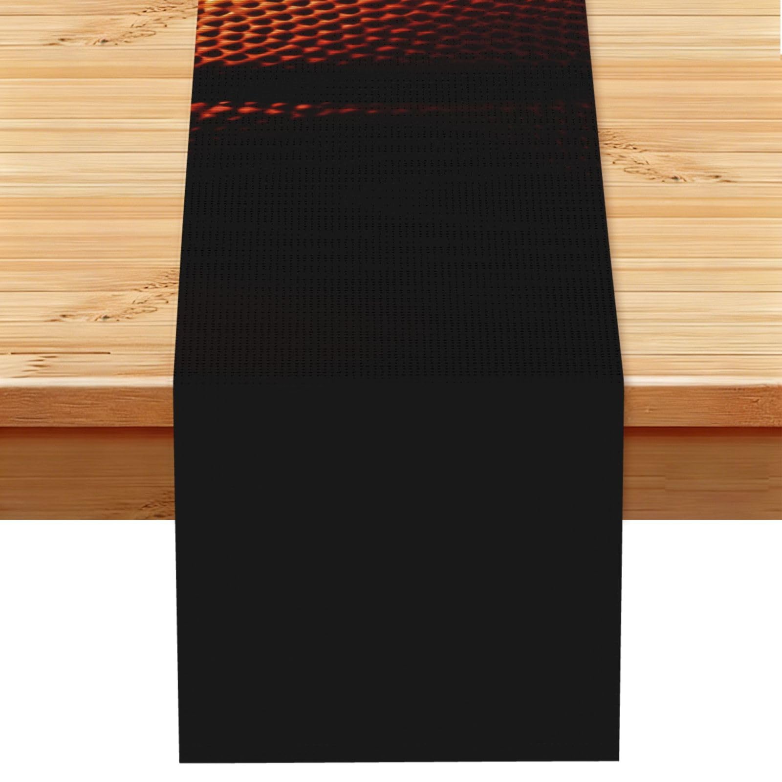 Basketball Background Table Runner 13x72 Inch Cotton Linen Table Linen Washable Farmhouse Tablecloth Modern Abstract Art Kitchen Dinning Table Decoration for Home Party Decor