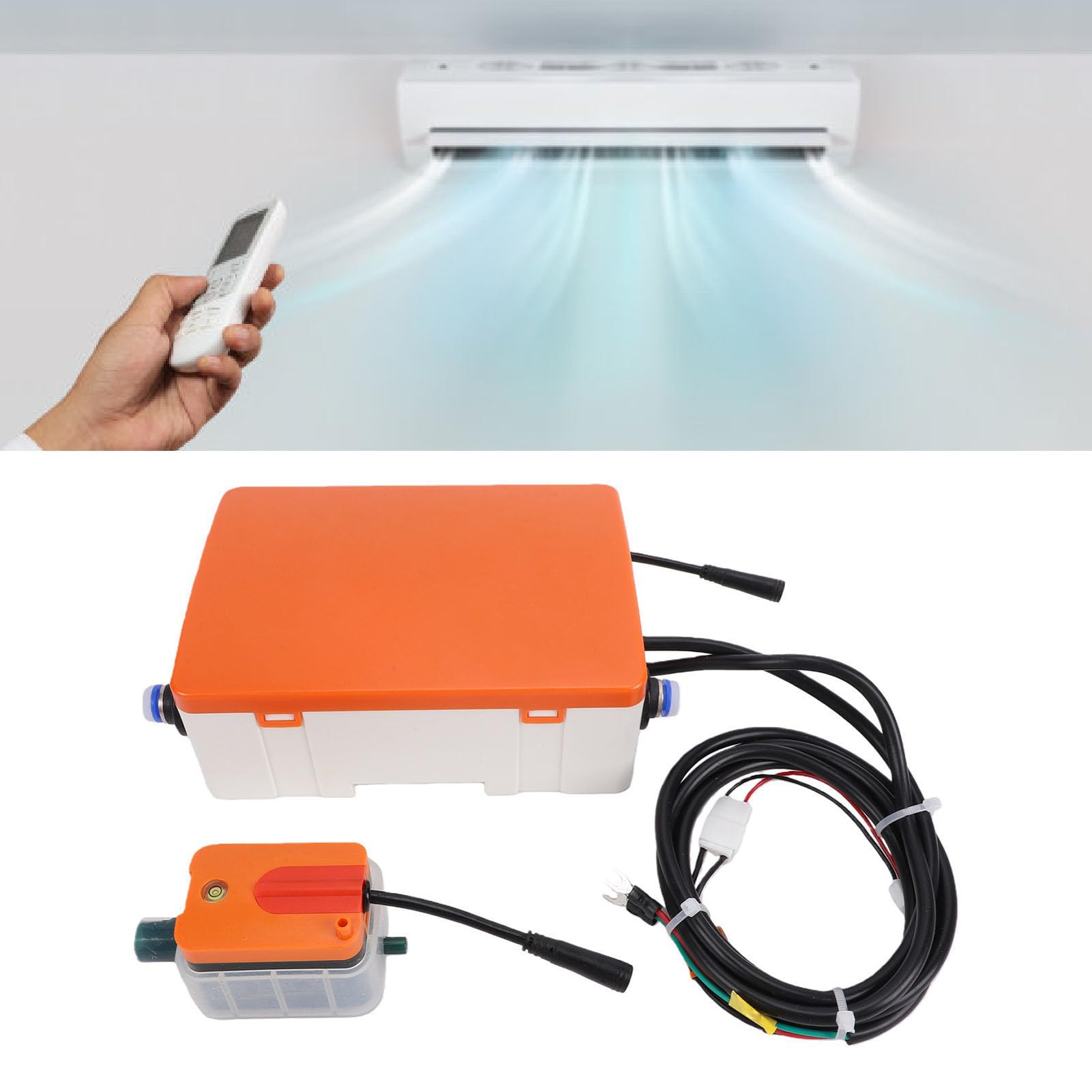 Bomba de Condensado de Aire Acondicionado Dividido para Técnicos Sistemas Hvac Eliminación Automática Condensado con Boquilla Nebulización Caudal 20L & H Elevación Máxima