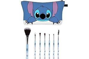 7 Pcs Stitch Makeup Brush Set