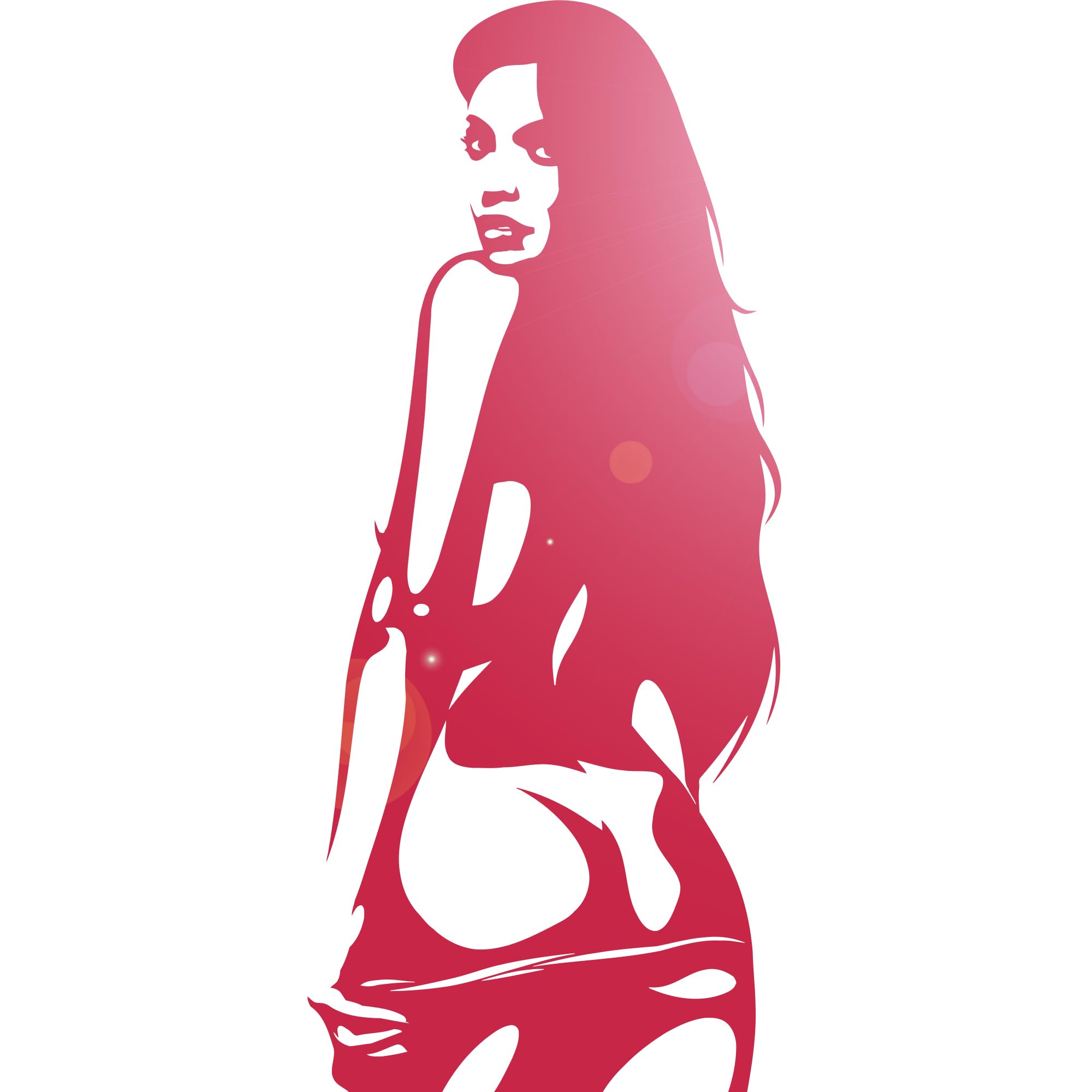 Amazon.com: Vinyl Wall Decal Naked Woman Hot Sexy Girl Stickers Murals  Large Decor (ig3877) Black : Tools & Home Improvement